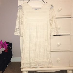 off-white old navy dress